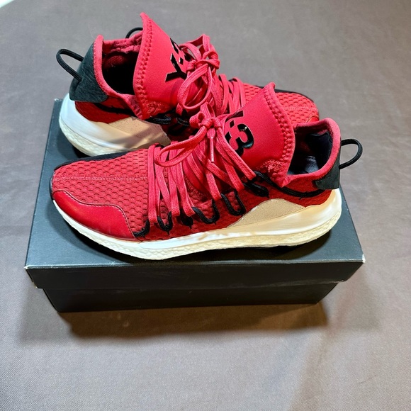 ADIDAS Y-3 KUSARI SPORT SNEAKERS in CHILI PEPPER - Picture 6 of 10